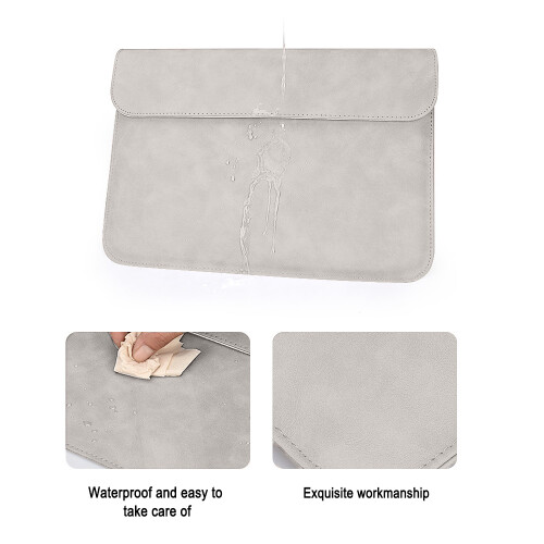 Capa protetora resistente a arranhões para laptops de 14,1 a 15,4 polegadas, com suporte ajustável e capa magnética oculta, perfeita para 2
