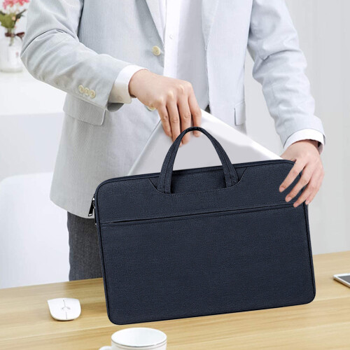 Capa para laptop compatível com computadores de 14,1 a 15,4 polegadas, com três opções de transporte para viagens sem complicações. 2