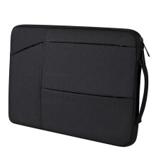 Bärbart laptopfodral, vattenavvisande kanvasmaterial i oxfordtyg, helkroppsskydd med justerbart handtag för 13-13,3 tums MacBook