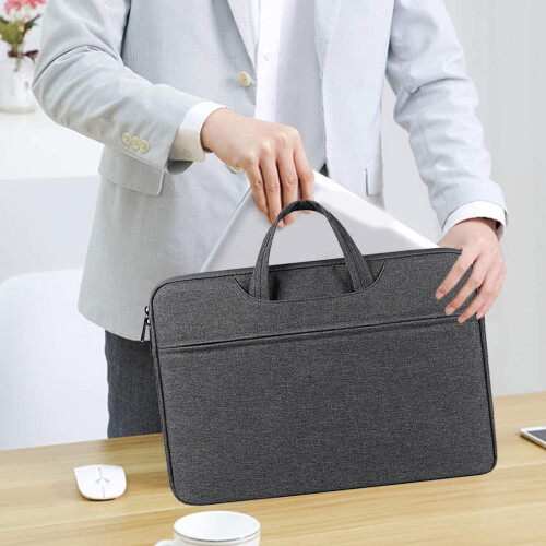 Capa para laptop compatível com computadores de 14,1 a 15,4 polegadas, com três opções de transporte para viagens sem complicações. 2