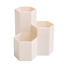Suport hexagonal pentru creion, design modern, ușor de instalat pentru depozitarea pe birou sau acasă, suport decorativ pentru birou cu design