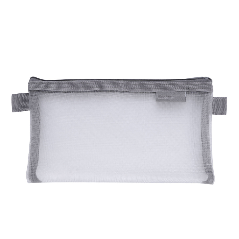 Travel Organizer With Robust Quality, Mesh Zipper Pouch Bags Feature A Transparent Mesh Design And Super Thick Construction For Multipurpose Storage A 9176269703400