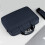 Capa para laptop de 15,6 polegadas com alça de ombro ajustável, à prova d'água e com vários bolsos. Resistente a impactos, prática e com design 5