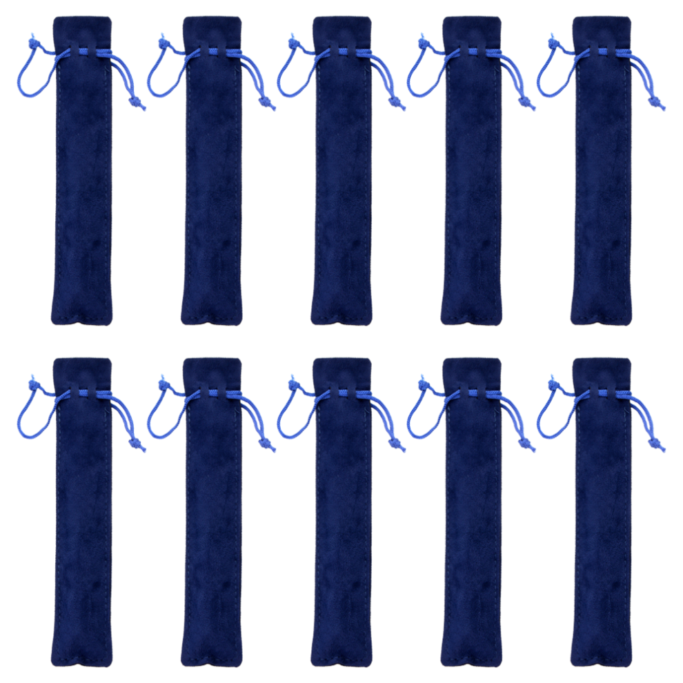 Drawstring Design Enhances Security, Velvet Pouches Provide -Weight, Easy Carry Solutions For Writing Instruments, Ideal For Gifting And Multi-Fu Light 9176269703288