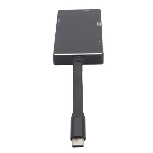 Προσαρμογέας πολλαπλών θυρών USB τύπου C Plug and Play, θύρα VGA εξόδου HD 4K, αναγνώστης SD, PD, 1
