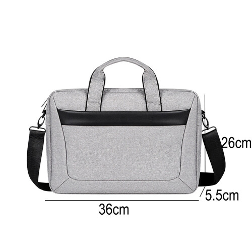 Mochila para laptop com alça de ombro ajustável, ultrafina e resistente para notebooks de 15,6 a 17 polegadas, com almofadas de ombro respiráveis 1
