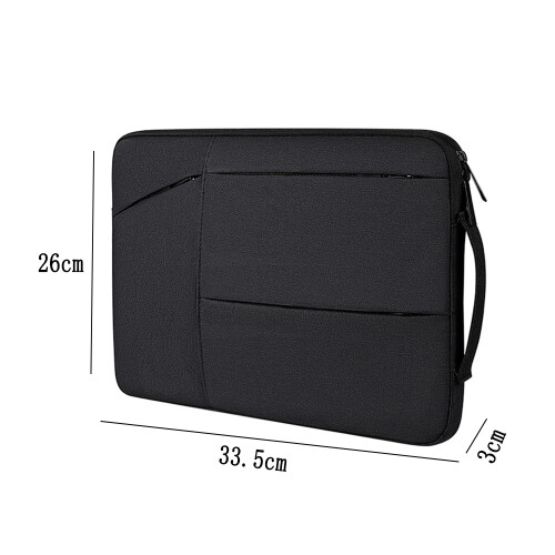 Capa resistente e leve para notebook de 13 polegadas, com interior macio e aveludado e zíper para facilitar o acesso. 1