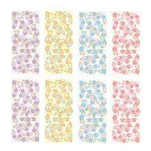 Craftsmanship in Silk: Colorful Scrapbook Stickers, Self Adhesive for Quick Application, DIY Cards Decoration, Korean Stickers Kpop for Global Creativ