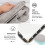 Capa protetora resistente para laptops de 13 a 14 polegadas, com alça para armazenamento prático, compatível com MacBook Air/Pro de 13,3 e 14 3