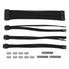 Design del cavo senza termorestringente per sistemi ATX, kit di cavi di alimentazione con prolunga del cavo con guaina premium, migliorato da una
