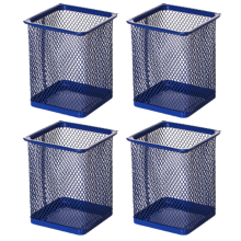 Pennenhouder voor op het bureau, draadgaas pennenhouder van aluminium van militaire kwaliteit, til de organisatie van je bureau naar een hoger niveau.