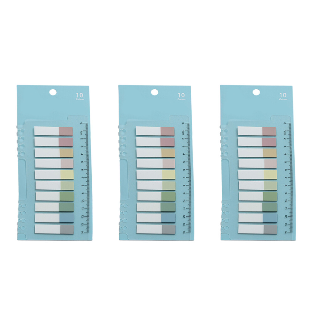 Book Annotation Supplies, Removable Page Markers With Non-Toxic Pet Material, Colorful Writable Notes For Office & Student Use, 3 Sets Of Transluc 9147006790960