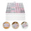 1Set Compact Mini Mahjong Set Beige Melamine Travel Size Table Game 9
