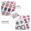 1Set Compact Mini Mahjong Set Beige Melamine Travel Size Table Game 7