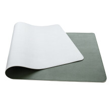 Accessoire de bureau élégant, tapis de bureau en cuir avec base antidérapante en feutre, tapis de bureau raffiné pour un espace de travail