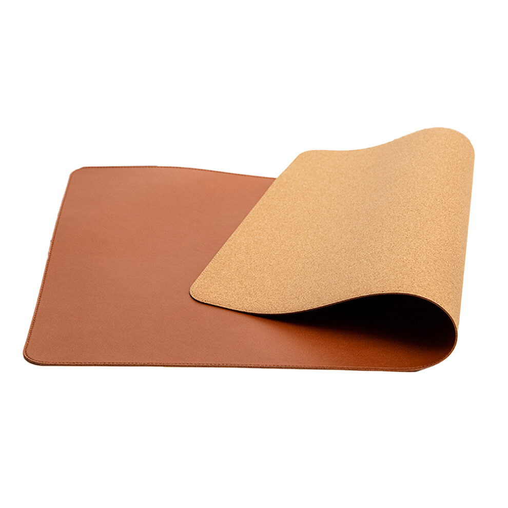 Desk Mat For Large Mouse Pad, Eco-Friendly Waterproof Cork Material Dual-Sided Portable Desk Pad, Multifunctional Desk Protective Cover For Home Offic 9176269698256