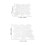 16Pcs White Plastic Mesh Canvas Sheets for Crochet Bag DIY Petal Shape 3