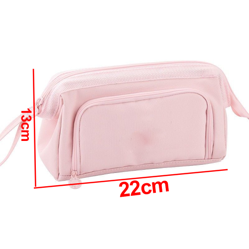 Versatile Functionality Multi-Purpose Pencil Case, Big Capacity Main Compartment For80-100Pens Or Makeup Brushes, Unique Design With Multiple Pocket 1