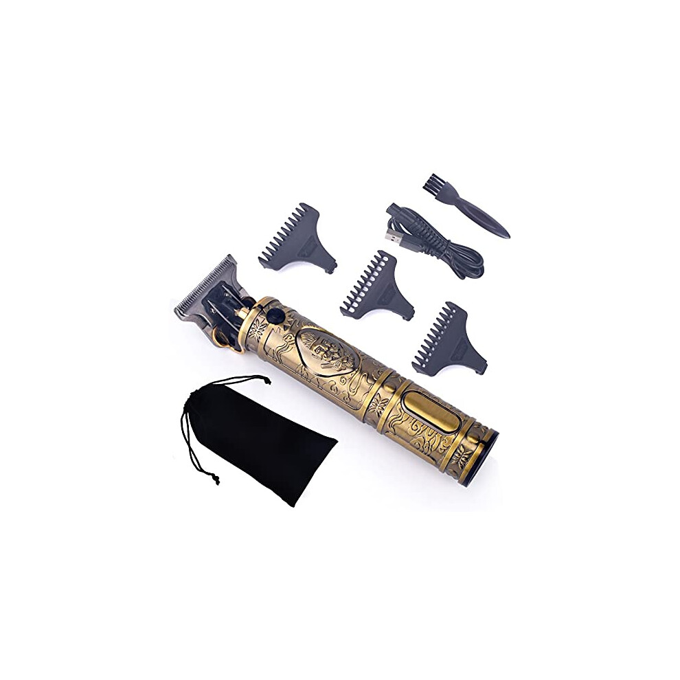 Professional Hair Clippers for Men USB Rechargeable Cordless Trimmer Beard and Bald Head Grooming