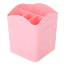Organizador de escritorio, material de primera calidad para un espacio de trabajo elegante, soporte para brochas de maquillaje con forma de Torre