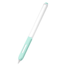 Apple Pencil beskyttende hud, premium silikone-etui til ergonomisk design, understøtter trådløs opladning via magnetisk fastgørelse (transparent)