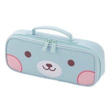 Estuche para lápices de diseño elegante para niñas, multiusos, de tela de lona de alta calidad, lavable y resistente al desgaste, gran capacidad