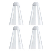Holdbart fibercover til din Apple Pencil, udskiftningsspidser kompatible med Apple Pencil 1./2. generation, præcis kontrol. 4 stk. for lydløs og