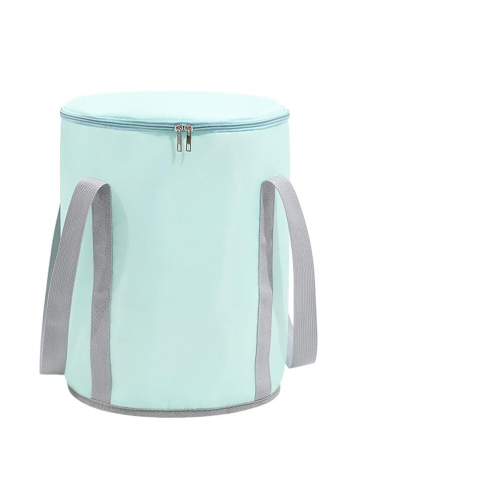 Portable Foot Bath PVC Folding Basin for Travel Camping, Compact Lightweight Collapsible Tub Blue