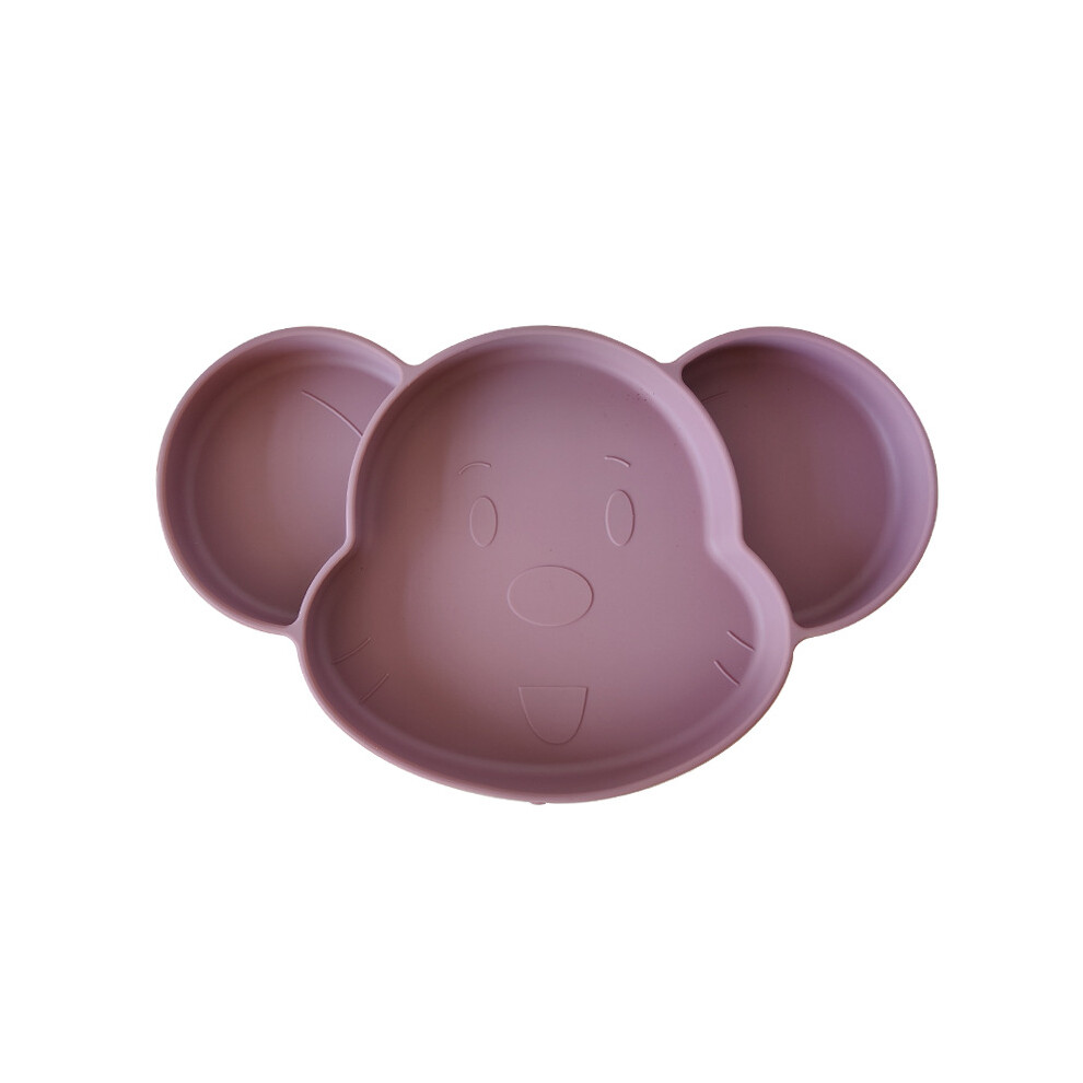 Silicone Suction Plates for Babies, Microwave Safe with Strong Suction, Divided Design for Picky Eaters, Easy to Wash and Clean, Bright Colors, Suitab