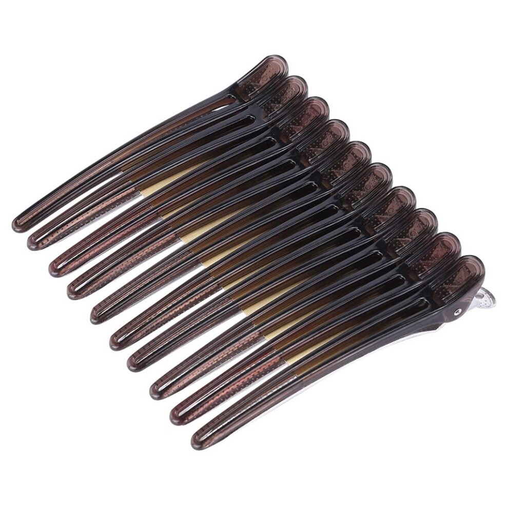 Unisex 10Pcs Hair Sectioning Clips Alligator Hair Clips For Salon Styling Braiding And Hair Cutting