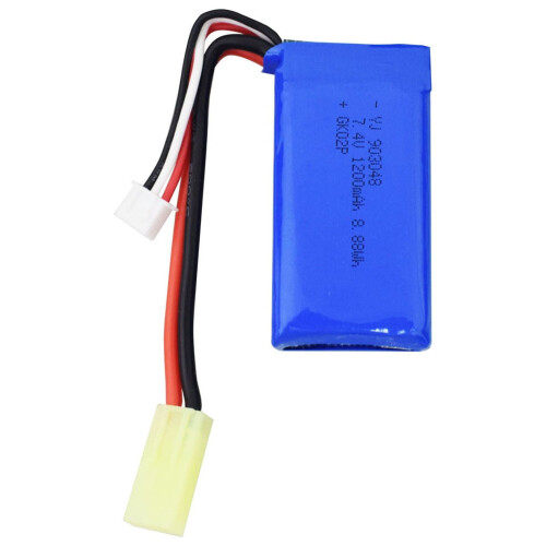 Μπαταρία Li 7.4V1200mAh για 2.4G1: 18 Μπαταρίες αυτοκινήτου RC πλήρους κλίμακας συμβατές με 2