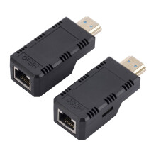 Jixopn60M RJ45 do HDMI-kompatybilny przedłużacz bezstratny 1080P Plug and Play przez Cat5e Cat6