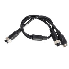 jixopn Aviation Head naar Aviation Head Male/Female verlengkabeladapter (B)