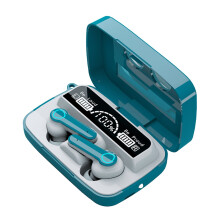 EQWLJWE M9-19Mirror Chamber Twins Bezprzewodowy mini zestaw słuchawkowy Bluetooth 5.1 Zestaw słuchawkowy sportowy Przenośne etui ładujące Zestaw