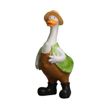 Estátuas de Pato em Resina Quinlirra, Esculturas Fofas de Patos Sentados para Decoração de Jardim, Pátio, Cerca e Lagoa - Ofertas do Dia -