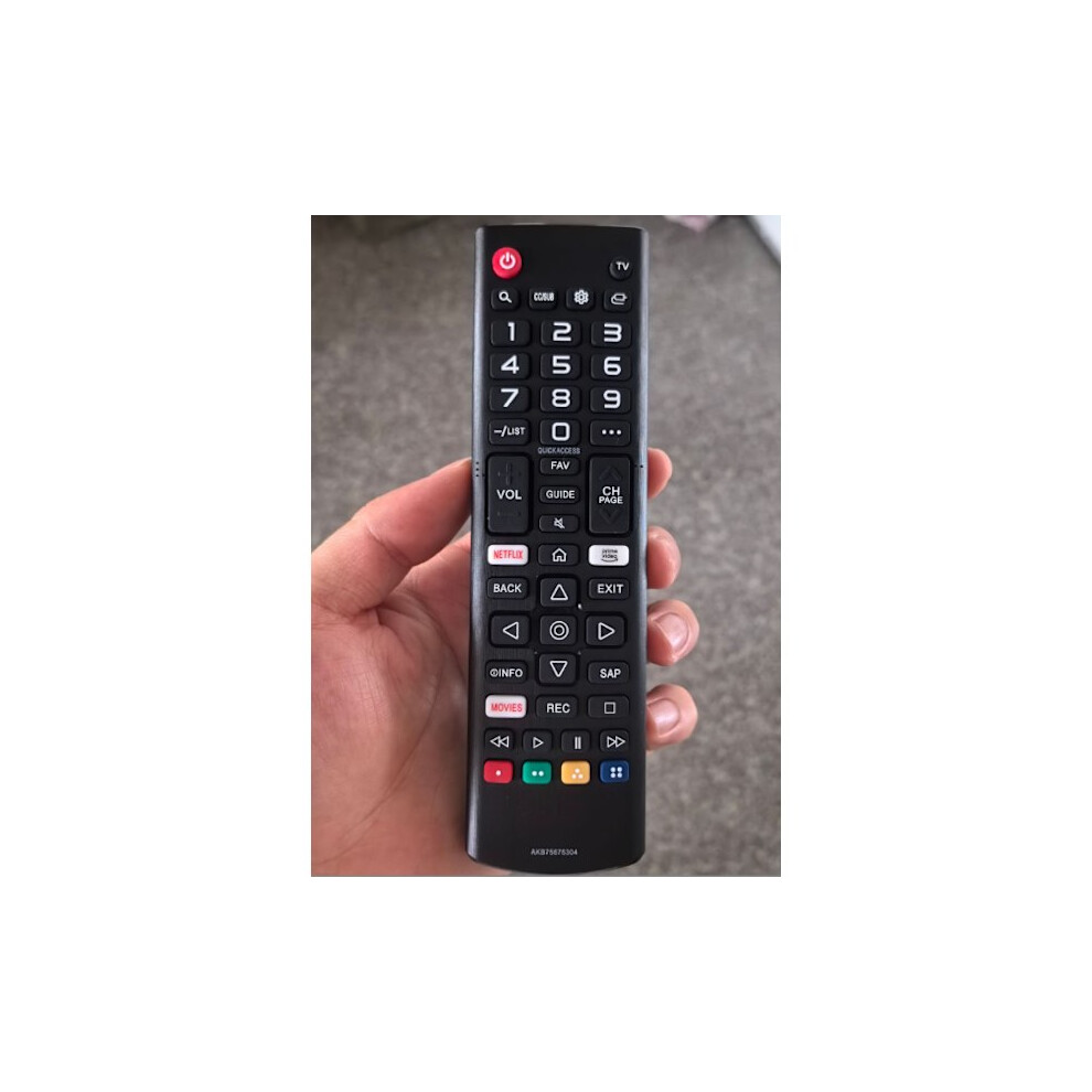 Fits Compatible With Lg Tv Remote Control Akb74915305 Akb75095307 Akb76040302 And Other Models Akb75675304-Tfrf Akb75675304 9009791359091