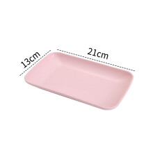 Plateau à dessert Hadanceo, rectangulaire, haute résistance, plat à ronger, assiette à fruits et à collations, petite assiette, sans odeur,