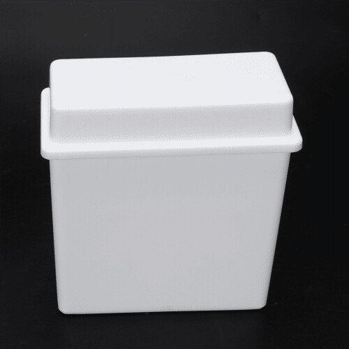 Ensemble de 24 lames de microscope blanches 6 x 2 en 1 avec support et coupelle de coloration 1