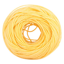 East buy - Lampwick - Fitil din fibră de 2 mm cu acoperire naturală cu ceară de albine, fitil pentru lumânare parfumată DIY, 60 de metri (galben)