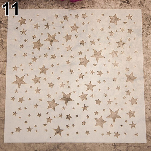 Πρότυπο ζωγραφικής μόδας Hariumiu Στένσιλ Scrapbooking Άλμπουμ Κέικ Καφέ DIY Τέχνη 2