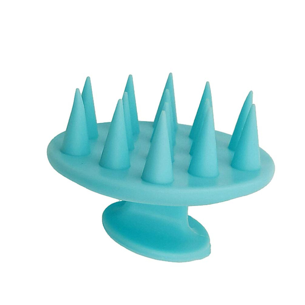 Scalp Massager Brush with Soft Silicone Bristles for Gentle Hair Washing and Detangling in Shower