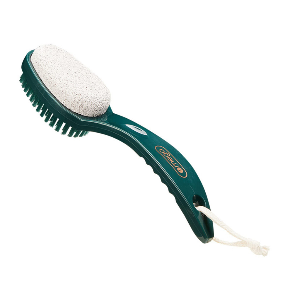 Foot Scrubber 2 in 1 Pumice Stone Brush for Deep Foot Cleaning and Callus Exfoliation