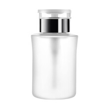 Refillable Nail Polish Remover Pump Bottle 180ml with SpillProof Safety Lock and Leakproof Design