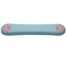Alivio del dolor al teclear, tacto ergonómico con espuma viscoelástica, base antideslizante para un agarre seguro, tejido agradable para la piel