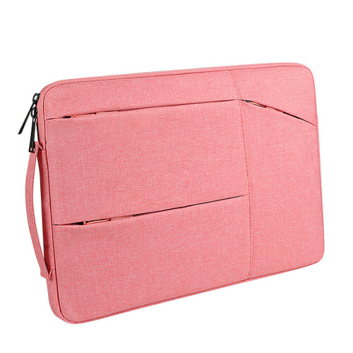 Custodia resistente e leggera per notebook da 13 pollici, interno morbido e soffice, comodo accesso tramite cerniera.