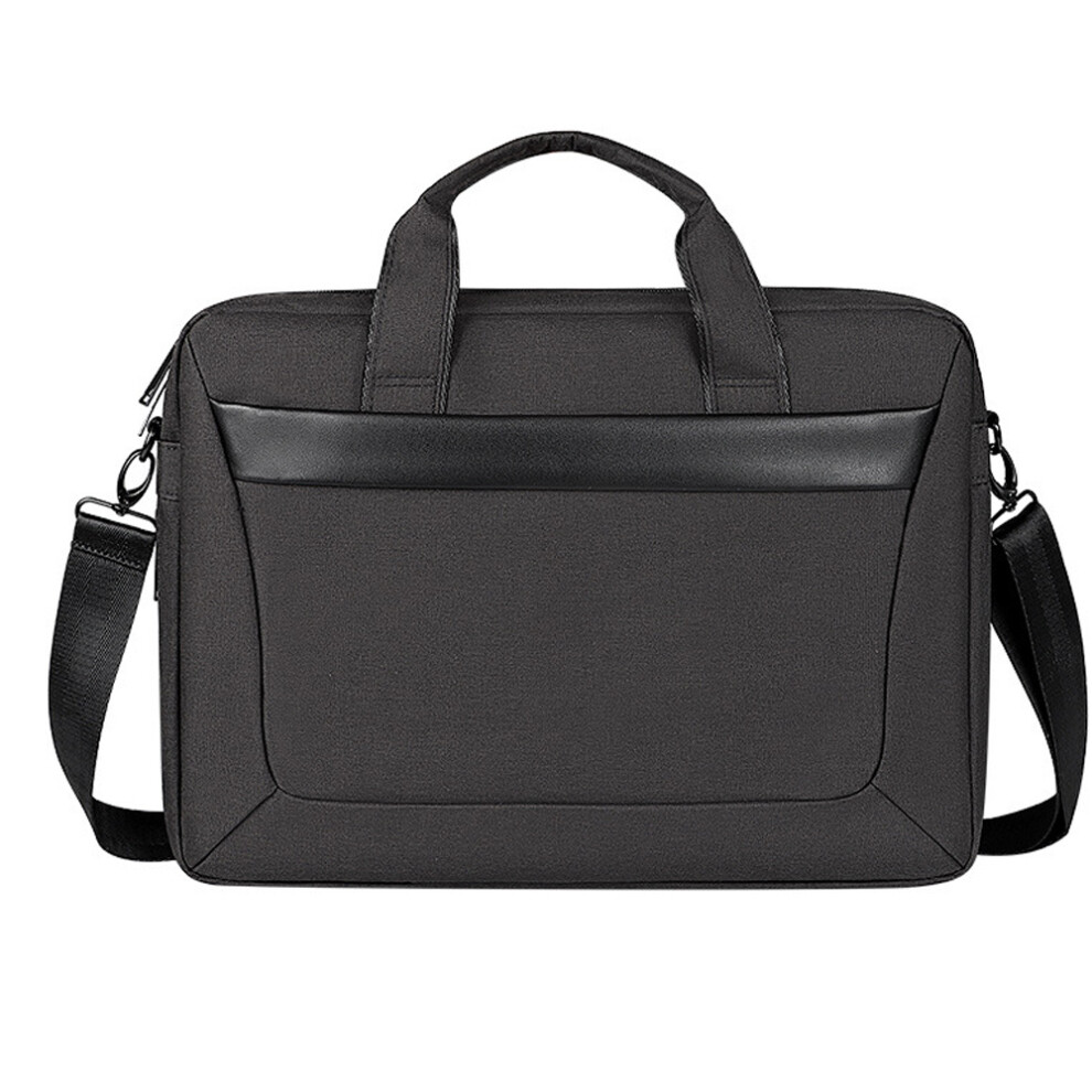 Lightweight Laptop Briefcase, Water Repellent And Checkpoint-Friendly, Expandable Design For Professional Office Work (Black) Black 9147006934425