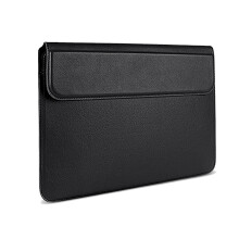 Stilfuld laptoptaske, slank laptop-taske i PU-læder med sikker magnetisk lukning, vandafvisende og rejsevenlig til din næste rejse.