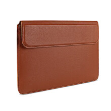 Schlanke Laptoptasche für MacBook Pro, wasserabweisende Kunstlederhülle mit unsichtbarem Magnetverschluss, ideal für Geschäftsreisen und den