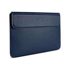 Schlanke Laptoptasche für MacBook Pro, wasserabweisende Kunstlederhülle mit unsichtbarem Magnetverschluss, ideal für Geschäftsreisen und den