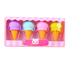 Jouets interactifs pour animaux de compagnie, fournitures scolaires non toxiques en forme adorable, jouets pour chiens en latex en forme de beignet